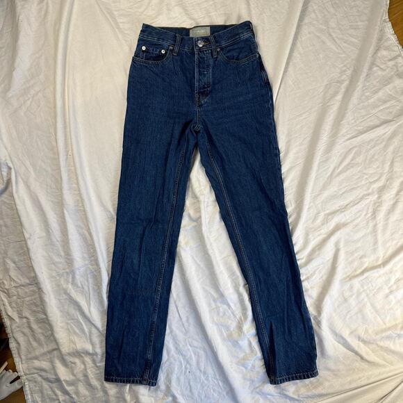 Everlane blue 90s cheeky jean straight - size 23" tall - Picture 3 of 7